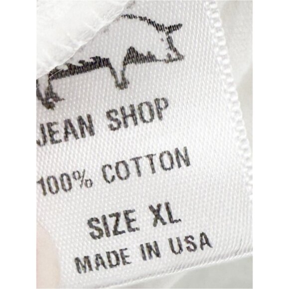 JEAN-SHOP NYC Men's White T-Shirt Graphic XL - Picture 4 of 7